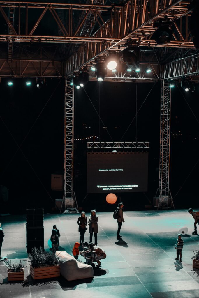 entertainment production and technical coordination for live performances